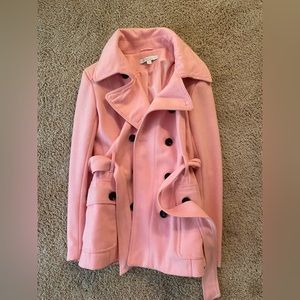 Pink peacoat